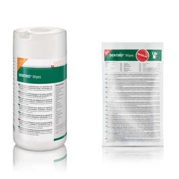 DENTIRO® Wipes Zitronenduft mit Dose, die gründliche Flächendesinfektion für Ihr Studio 