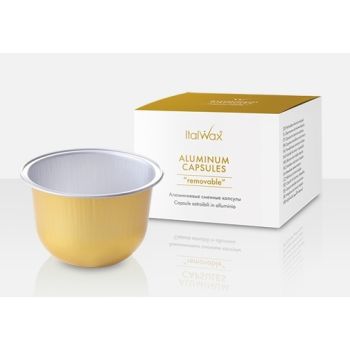 ItalWax Herausnehmbare leere Aluminiumkapsel, Pack à 5 Stück, zu "Italwax Solo Glowax Kit"