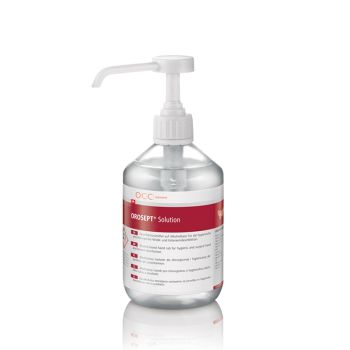 OROSEPT® Solution 500ml Hautdesinfektionsmittel auf Alkoholbasis, frei von Farbstoffen (gleicher Spender einfach mit Solution)  - Ablaufdatum 12.02.2025
