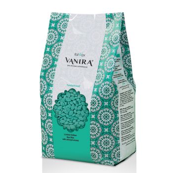 ItalWax Wachsperlen, Filmwachs, Perlenwachs 1Kg Sandal Vanira für die wunderbar duftende Enthaarung 