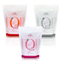 ItalWax Wachsperlen, 3er Set a je 750g Crystal, Coral und Pink TopLine für die sanfte Haarentfernung  