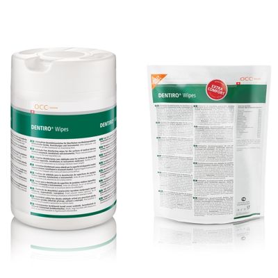 DENTIRO® Wipes Extra Comfort mit Dose, die gründliche Flächendesinfektion für Ihr Studio 