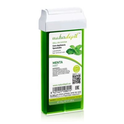 Starpil Wachspatrone 100ml Minze Naturdepil für Beine, Arme, Brust und Rücken 