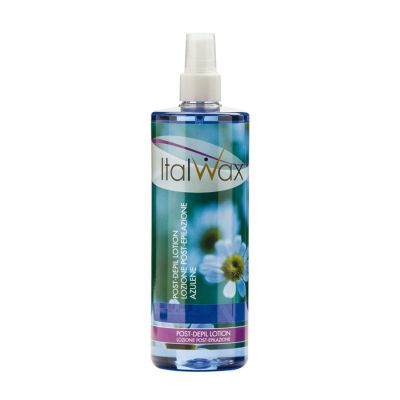 ItalWax Post-Depil Lotion Azulene 500ml zur Anwendung nach der Haarentfernung mit Wachs
