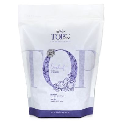  ItalWax Wachsperlen, Filmwachs, Perlenwachs 750g Orchidee synthetisch TopLine für die Haarentfernung 